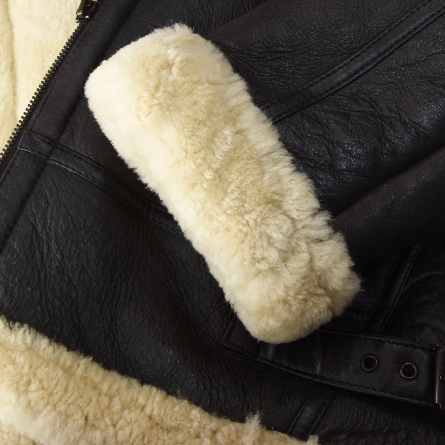 USAF Typ G-8 Shearling Mantel Größe L - Dunkelbraun