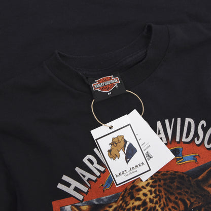 Vintage Harley Davidson 3D Emblem T-Shirt Size M - Black