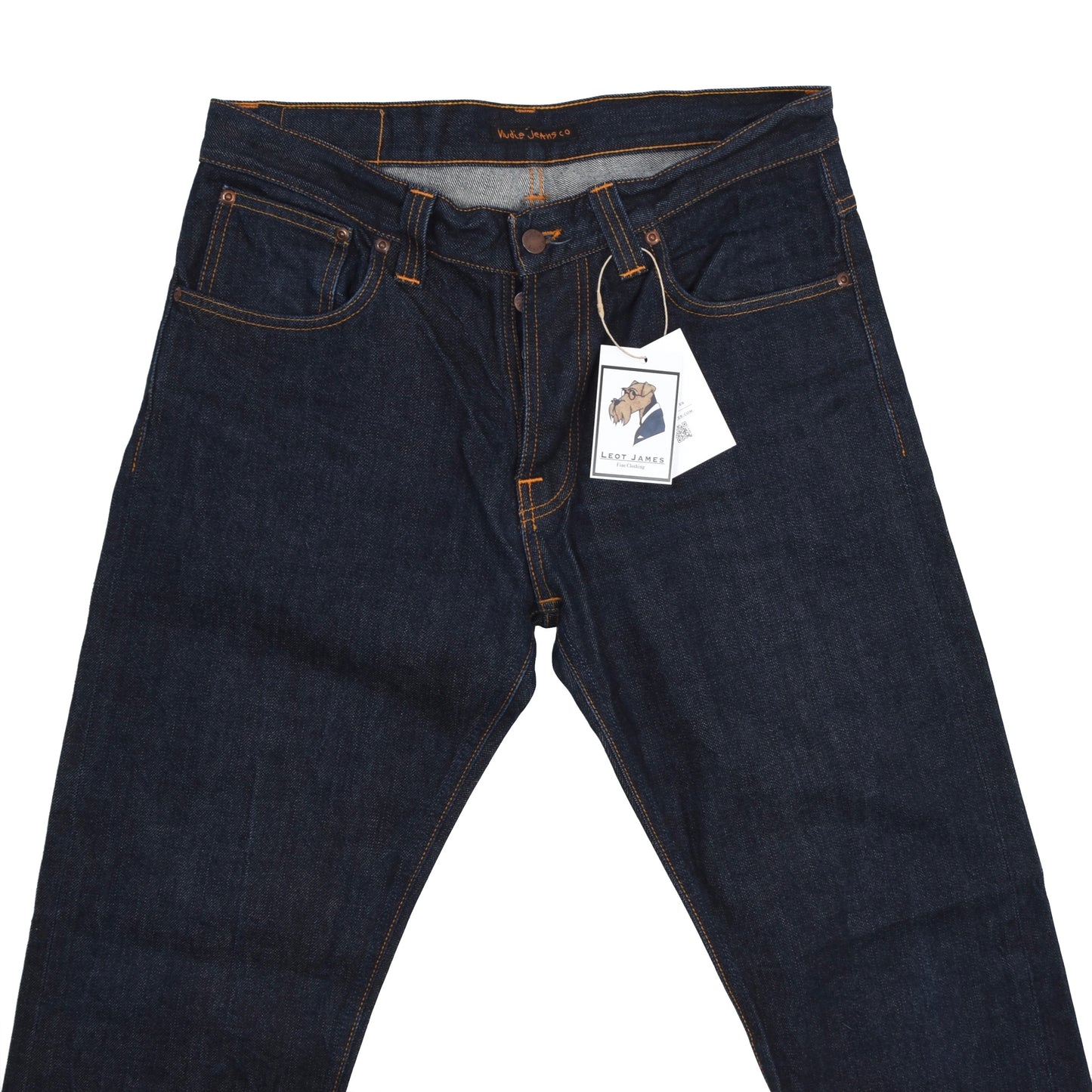 Nudie Straight Alf Jeans Größe W33 L 32 - Blau