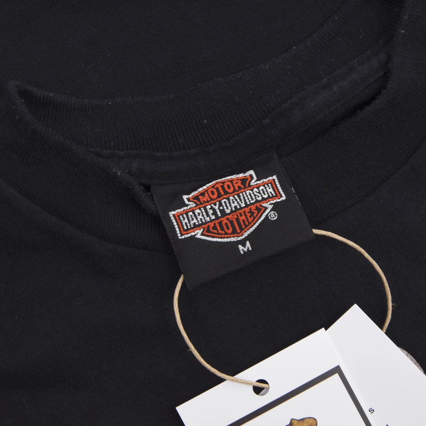 Vintage Harley Davidson 3D Emblem T-Shirt Size M - Black