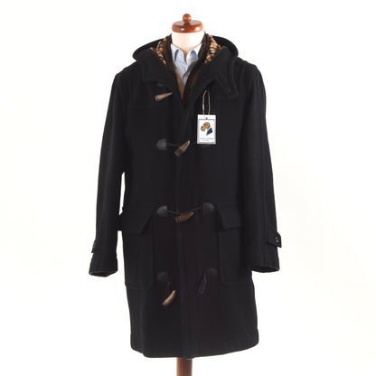 DAKS Signature Dufflecoat aus Wolle Größe 48 - Schwarz