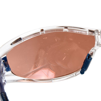 Adidas A127 6079 Evil Eye Sonnenbrille - Transparent/Blau