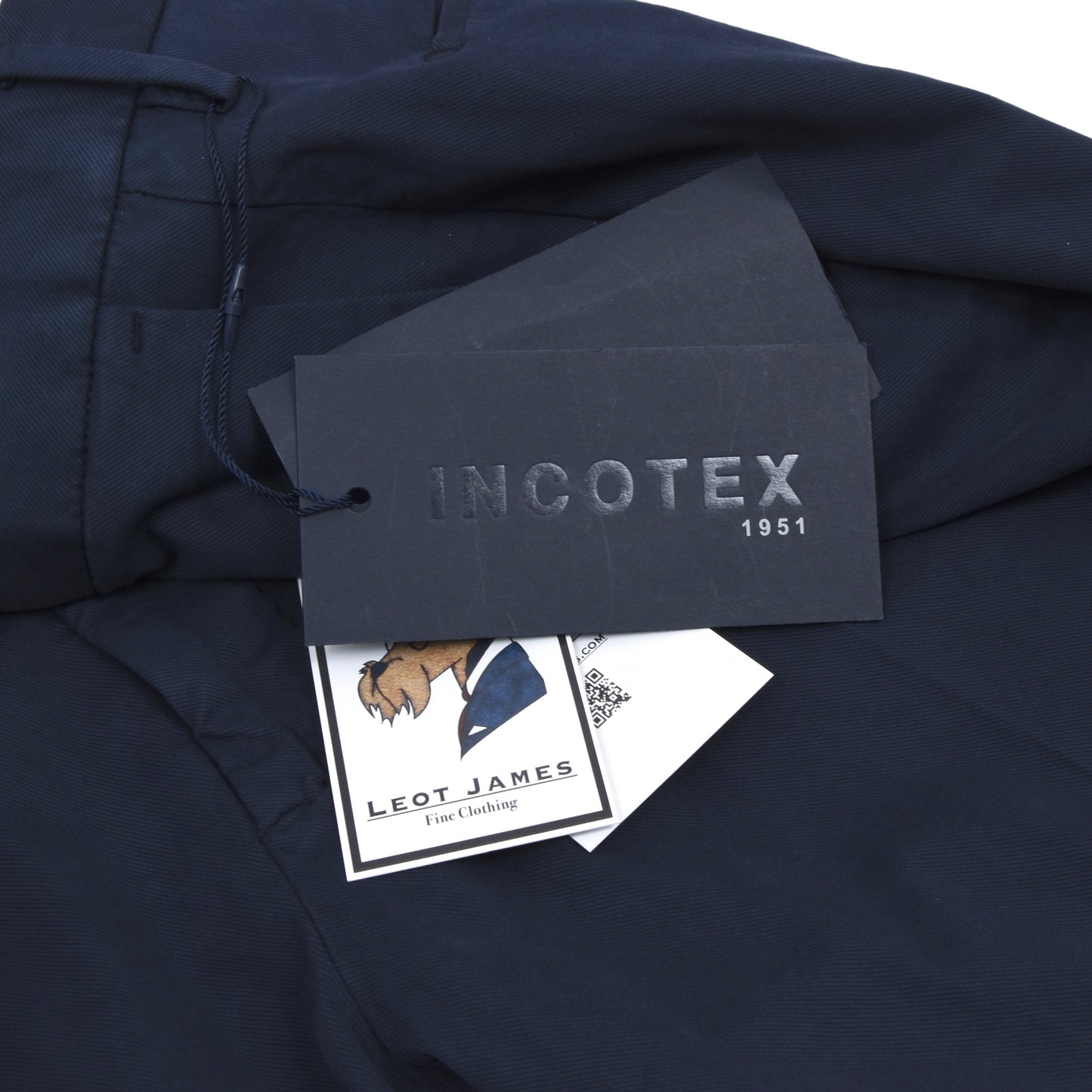 Neu mit Etikett Incotex Tight Fit High Comfort Hose Größe 58L – Marineblau