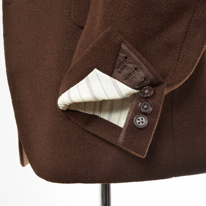 Maßgeschneiderte handgefertigte Tweed-Jacke - Rostbraun