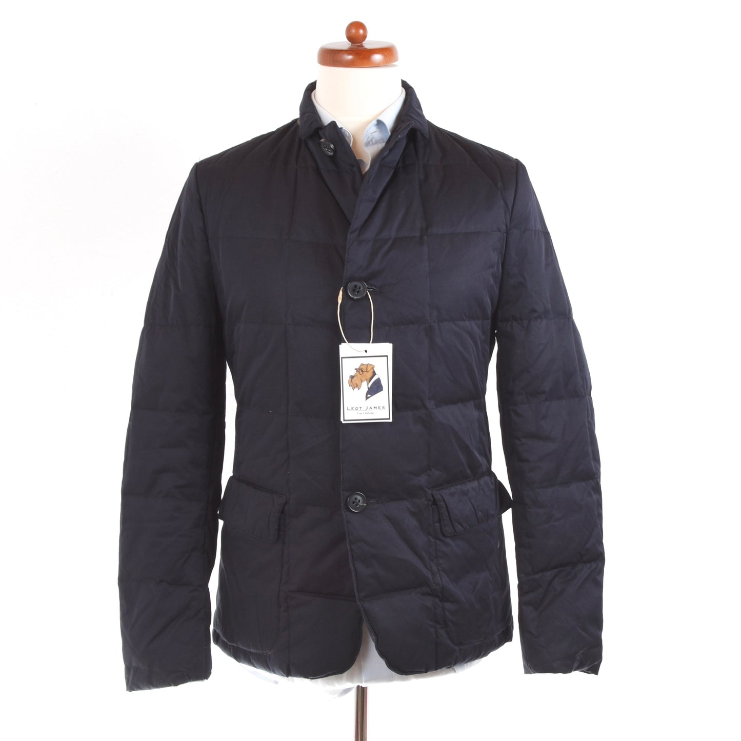 Jey Coleman Down Jacket Size 46 - Navy Blue