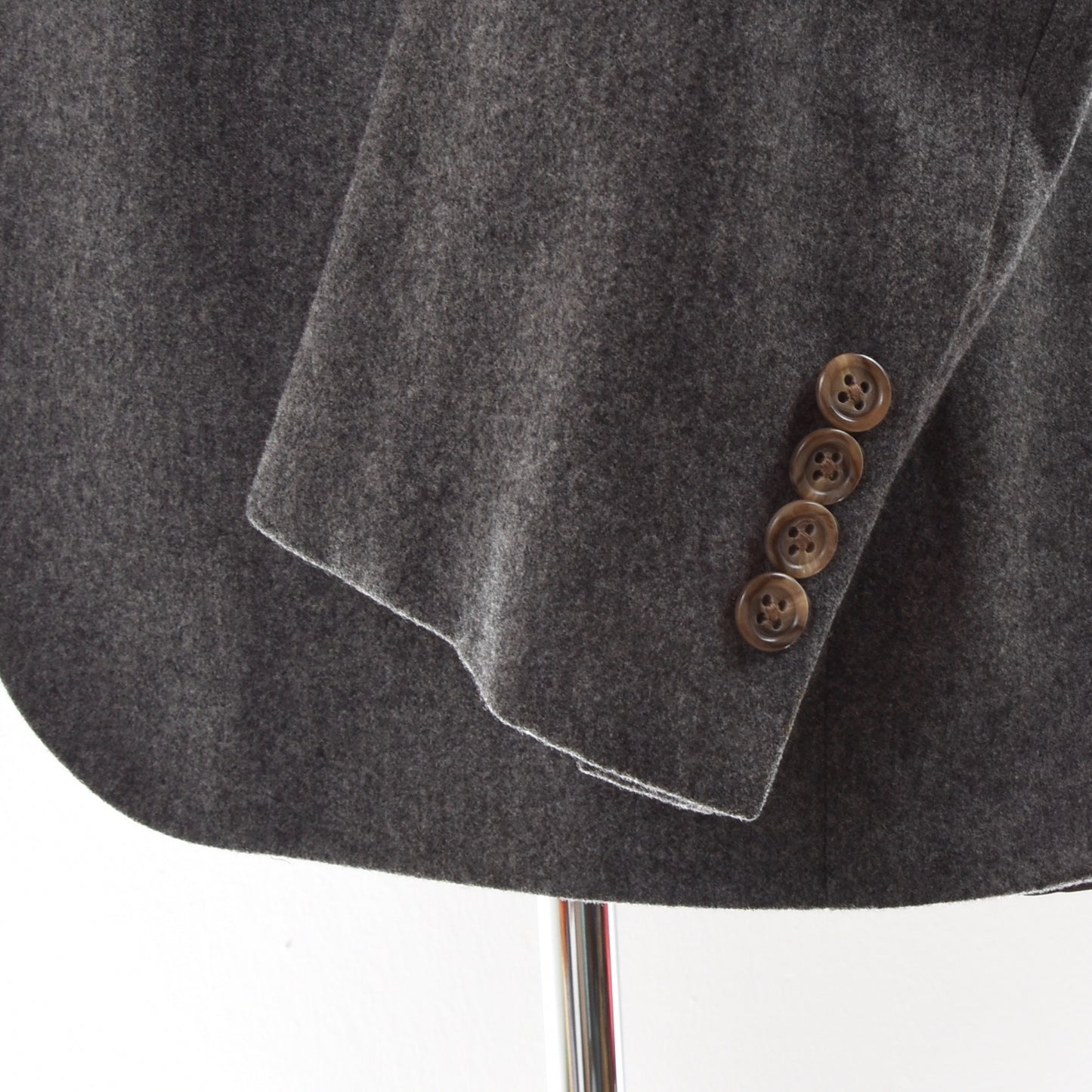 Polo Ralph Lauren x Corneliani Woll-Kaschmir-Jacke Größe 52 – Grau