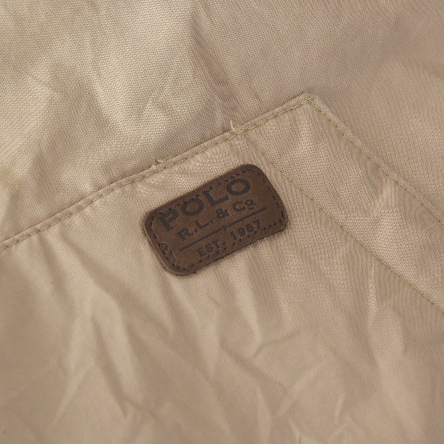 Polo Ralph Lauren Down Jacket Size M - Tan