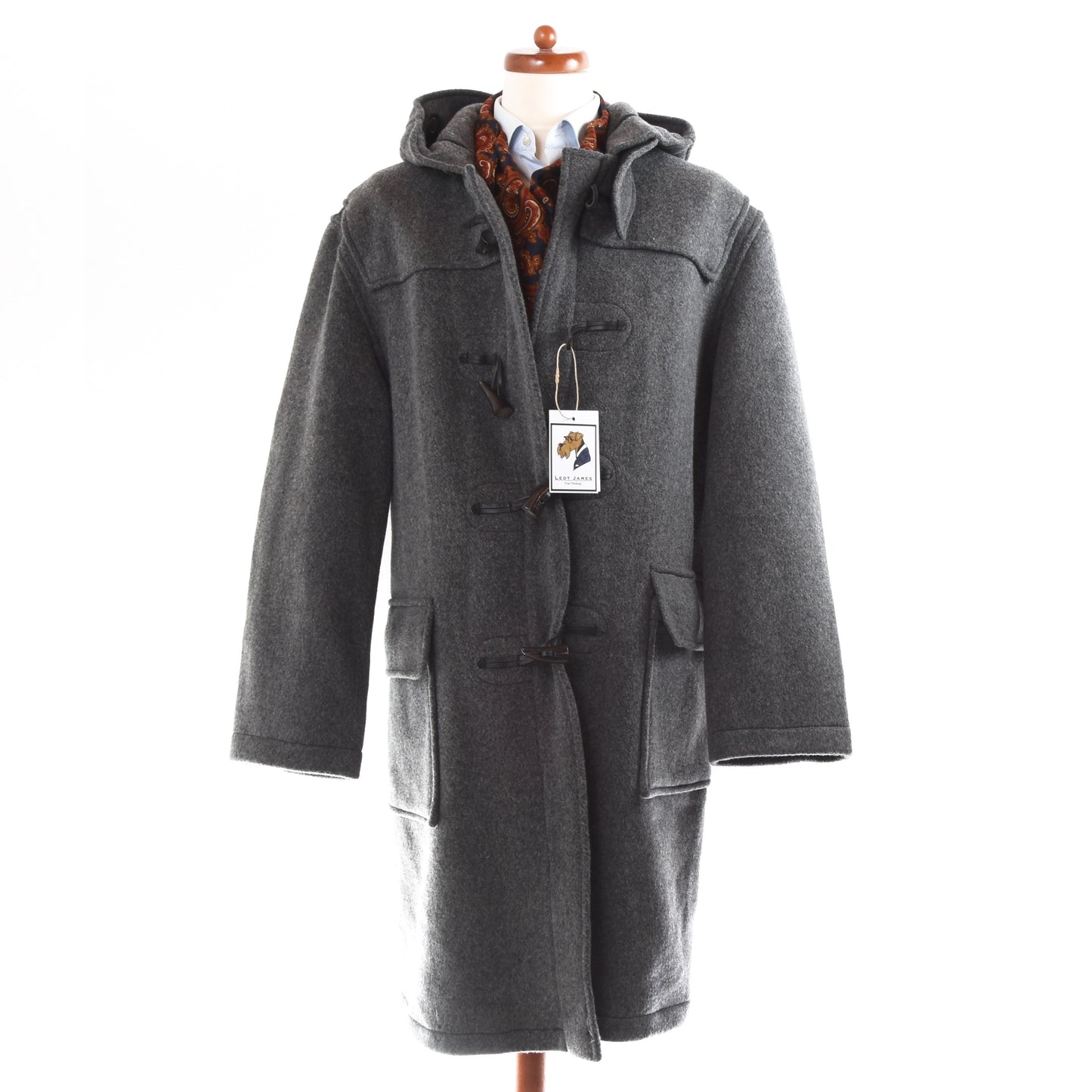 Gloverall Duffle Coat Size 56 - Grey