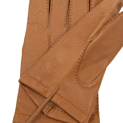 Classic Leather Gloves Size 9.5 - Tan