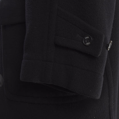 DAKS Signature Dufflecoat aus Wolle Größe 48 - Schwarz