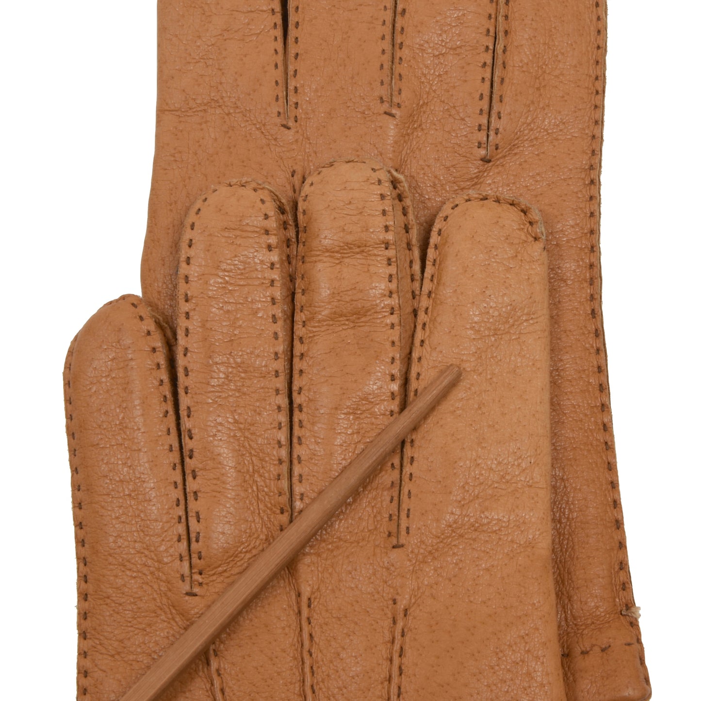 Klassische Lederhandschuhe Größe 9,5 - Hellbraun