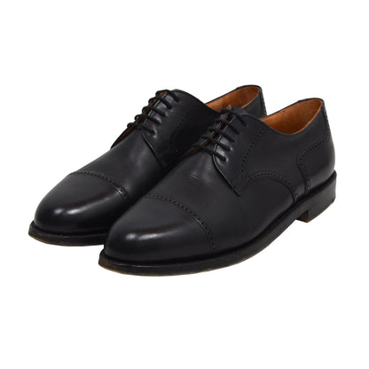 Ludwig Reiter Cap Toe Shoes Size 8 - Black