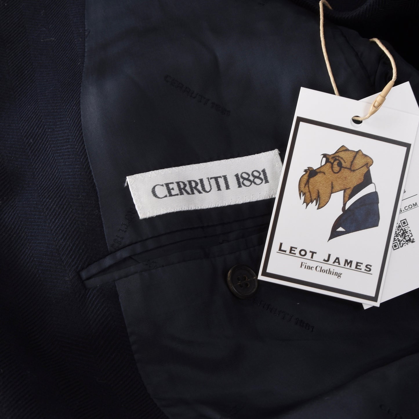 Cerruti 1881 Wolljacke Größe 54 - Marineblau