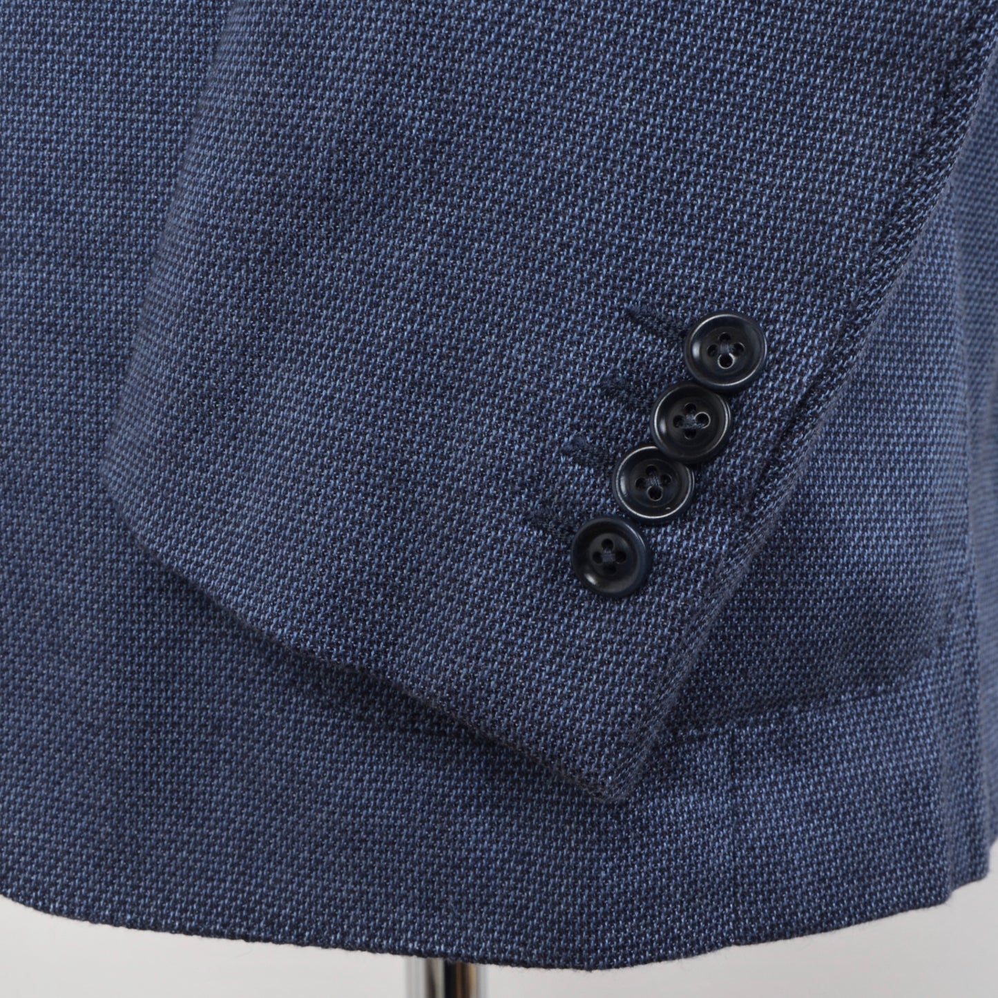 Neue Ermenegildo Zegna Baumwolle/Viskose/Kaschmir Jacke Größe 54 - Blau