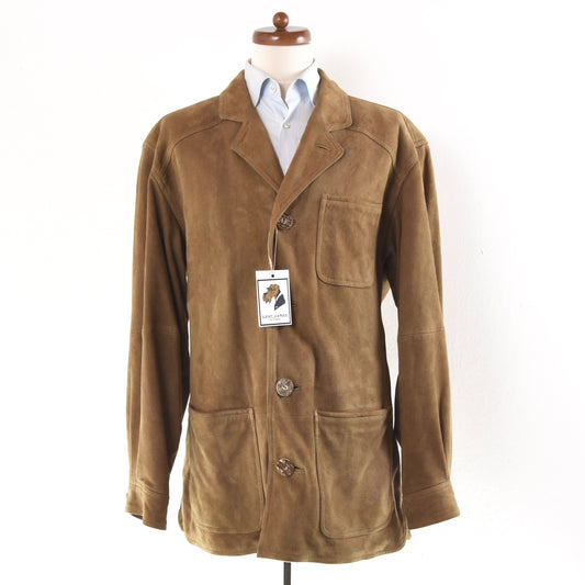 Trachtengwandl Suede Jacket Size 50 - Tan