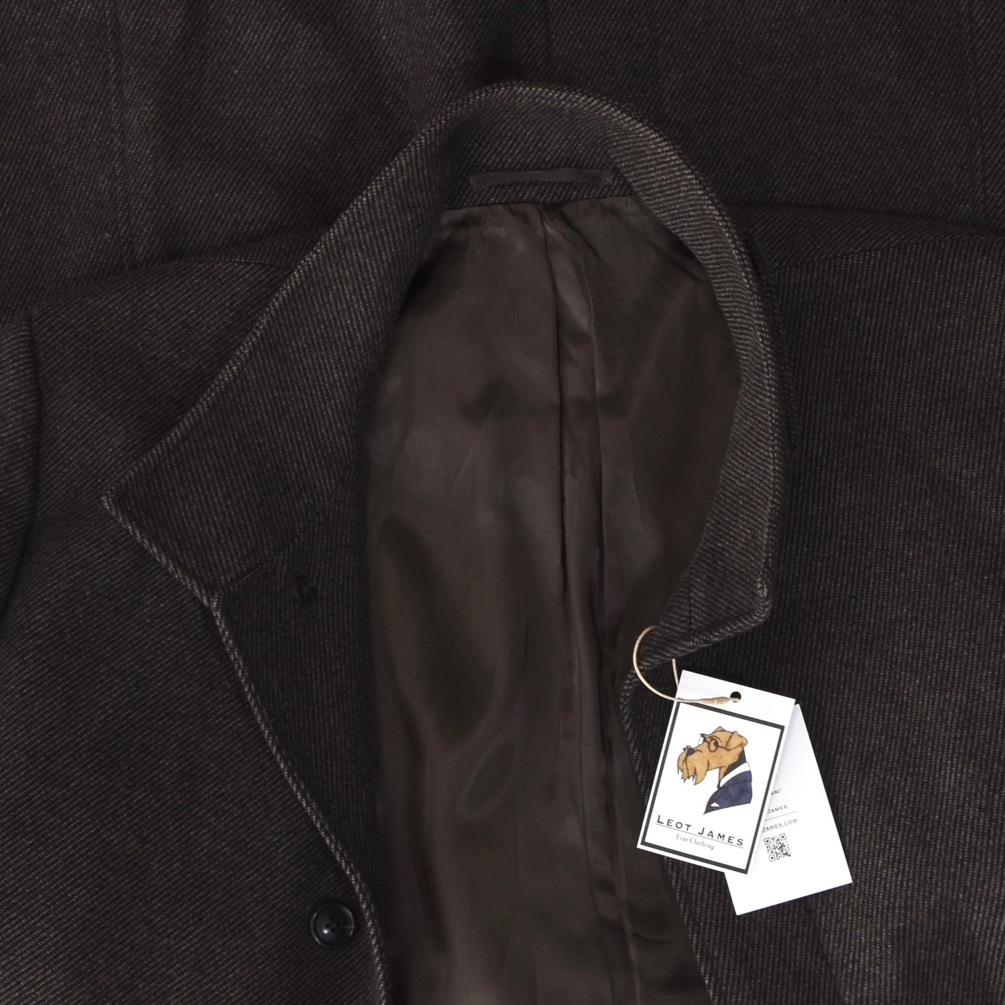Baldessarini Mantel aus Wollmischung mit Gürtel hinten Größe 54 - Braun
