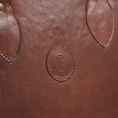 Casaccia Leather Briefcase - Brown