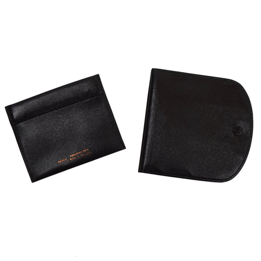 Apollo Kangaroo Leather Wallet & Coin Purse - Black