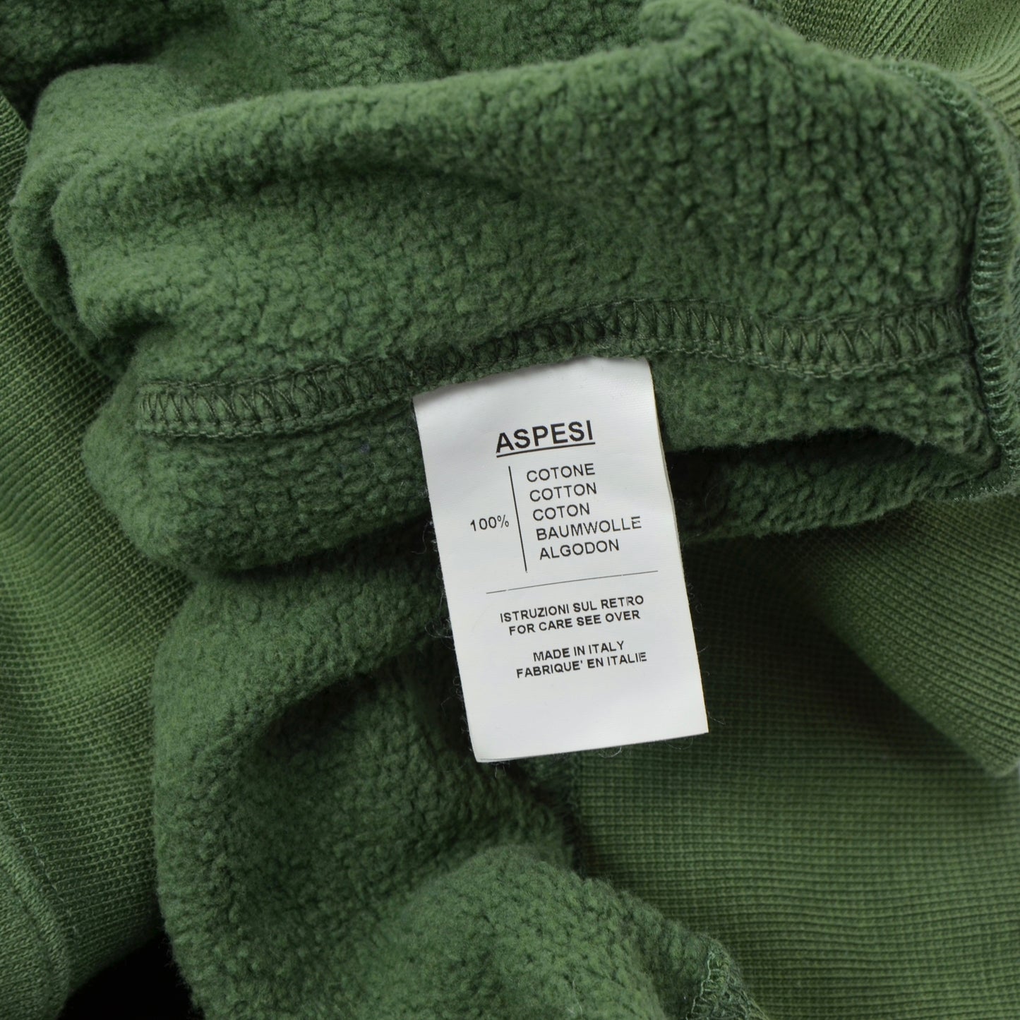 Aspesi Kinky Atoms Hoodie Size XL - Green