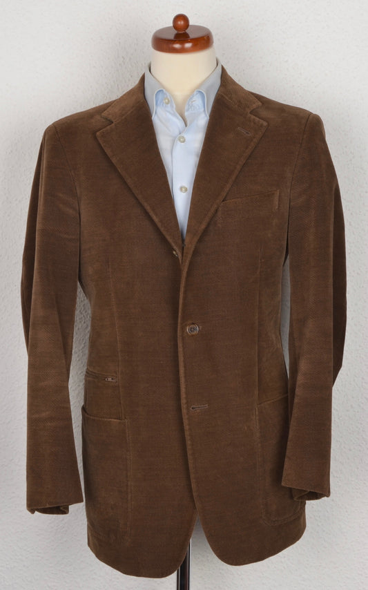 Fay Cotton Jacket Size 48 - Brown