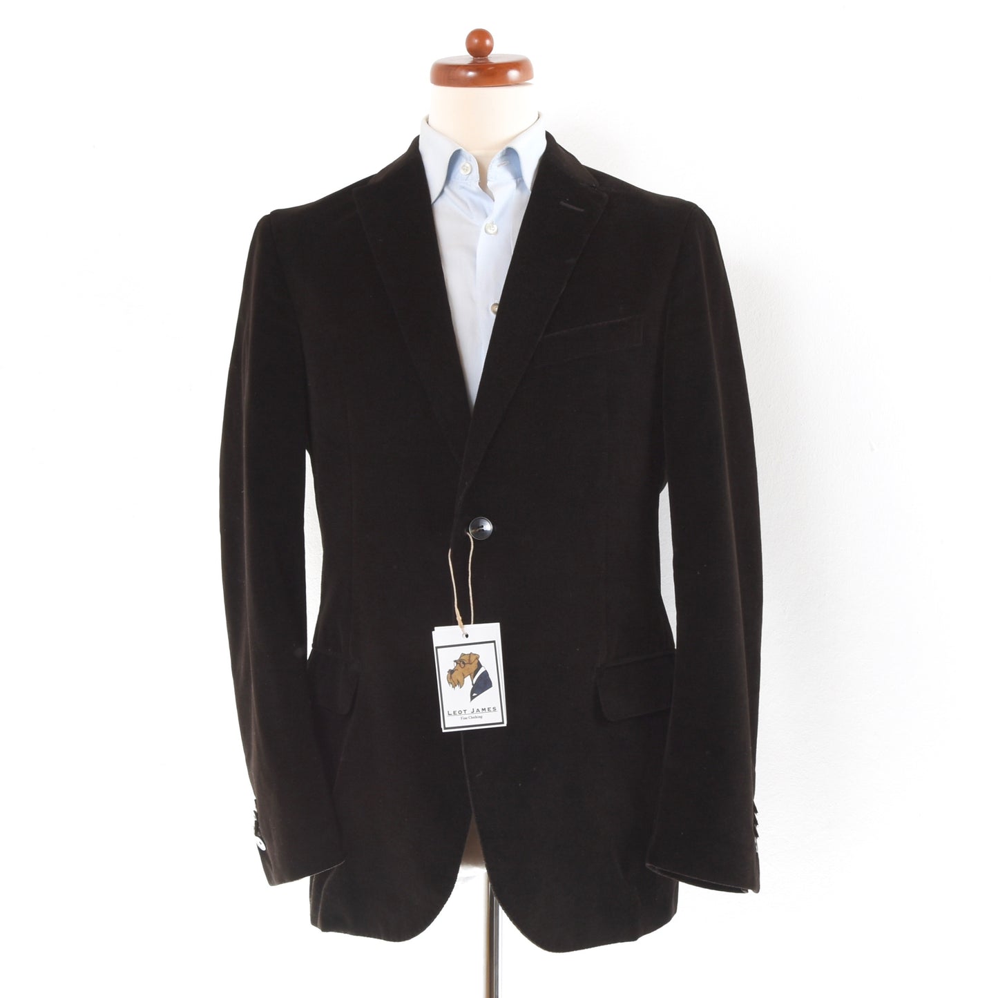 Z Zegna Velvet Jacket Size 52 - Brown