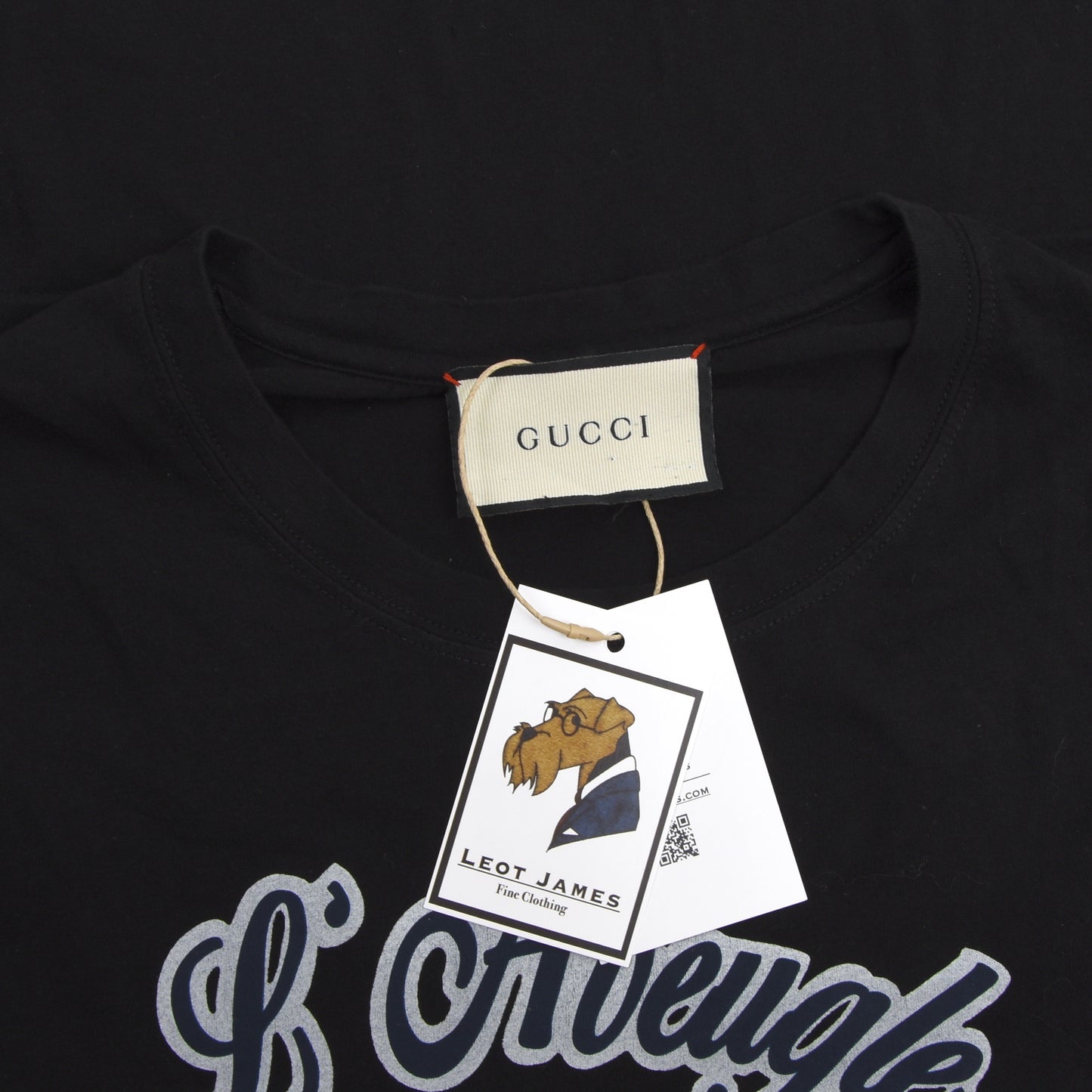 Gucci L'Aveugle Par Amour T-Shirt Größe S - Schwarz