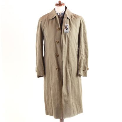 Vintage Burberys Mac Trench + Wollfutter Größe 50 - Tan/Beige