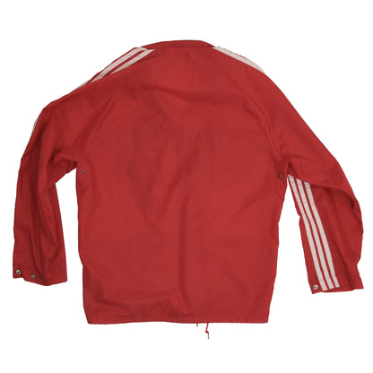 Vintage 70er-80er Jahre Adidas Nylon Regenjacke Größe S 44-46 - rot