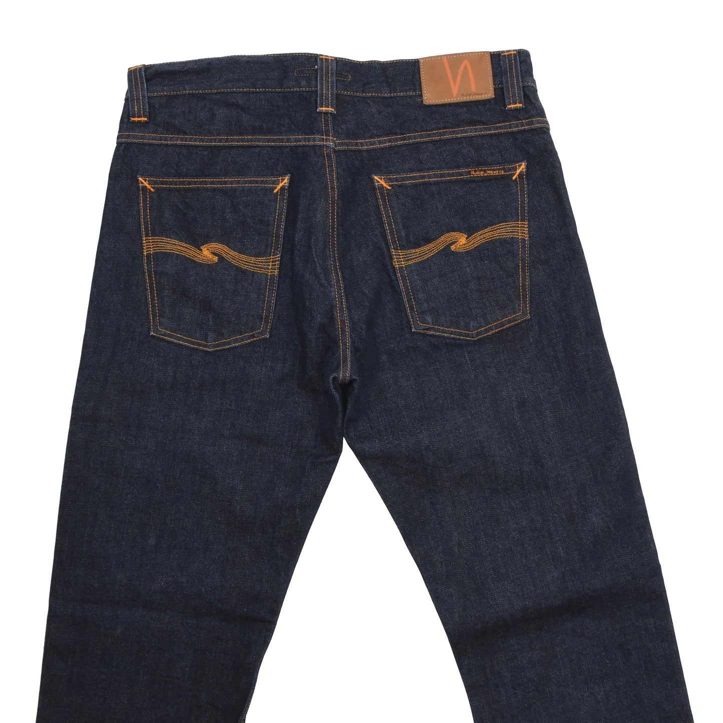 Nudie Straight Alf Jeans Größe W33 L 32 - Blau