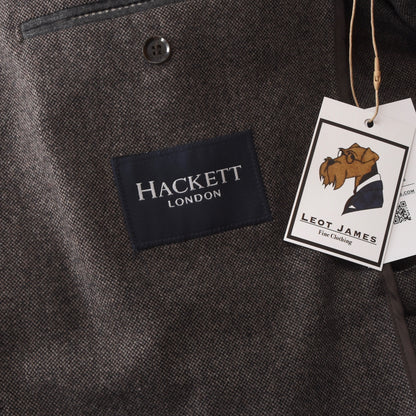 Hackett London Jacke aus Wolle/Kaschmir, Größe 40R/50R – Braun