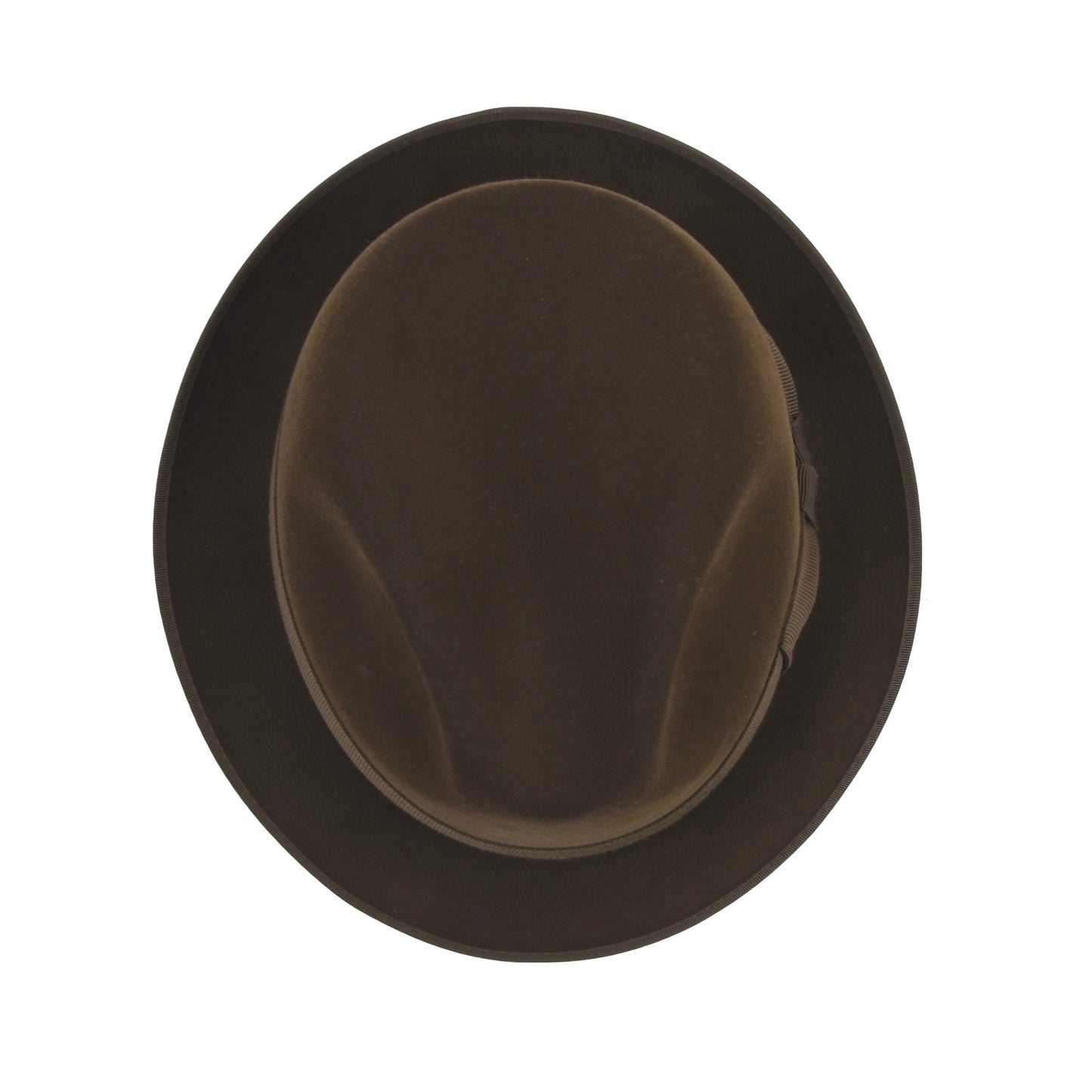 Vintage Hückel Felt Hat 4.8cm Brim Size 57 - Brown