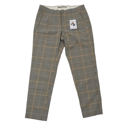 Incotex Cotton Pants Pattern 30 Size 48 Slim Fit - Plaid
