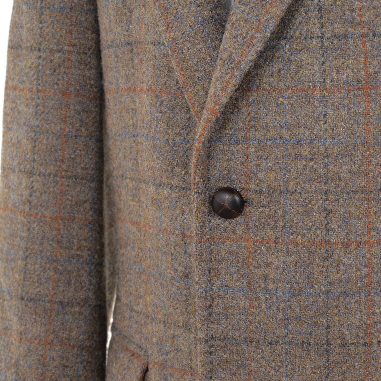 Harris Tweed Walbusch Wool Jacket Size 52 - Grey