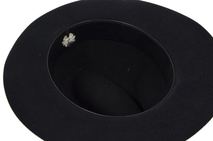 Borsalino Felt Hat Size 57 - Black