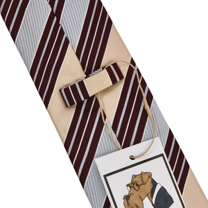 Ermenegildo Zegna Krawatte aus Seide/Baumwolle - Streifen
