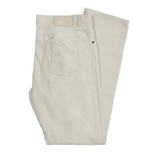 Salvatore Ferragamo Feine Cordhose Größe 54 - Creme