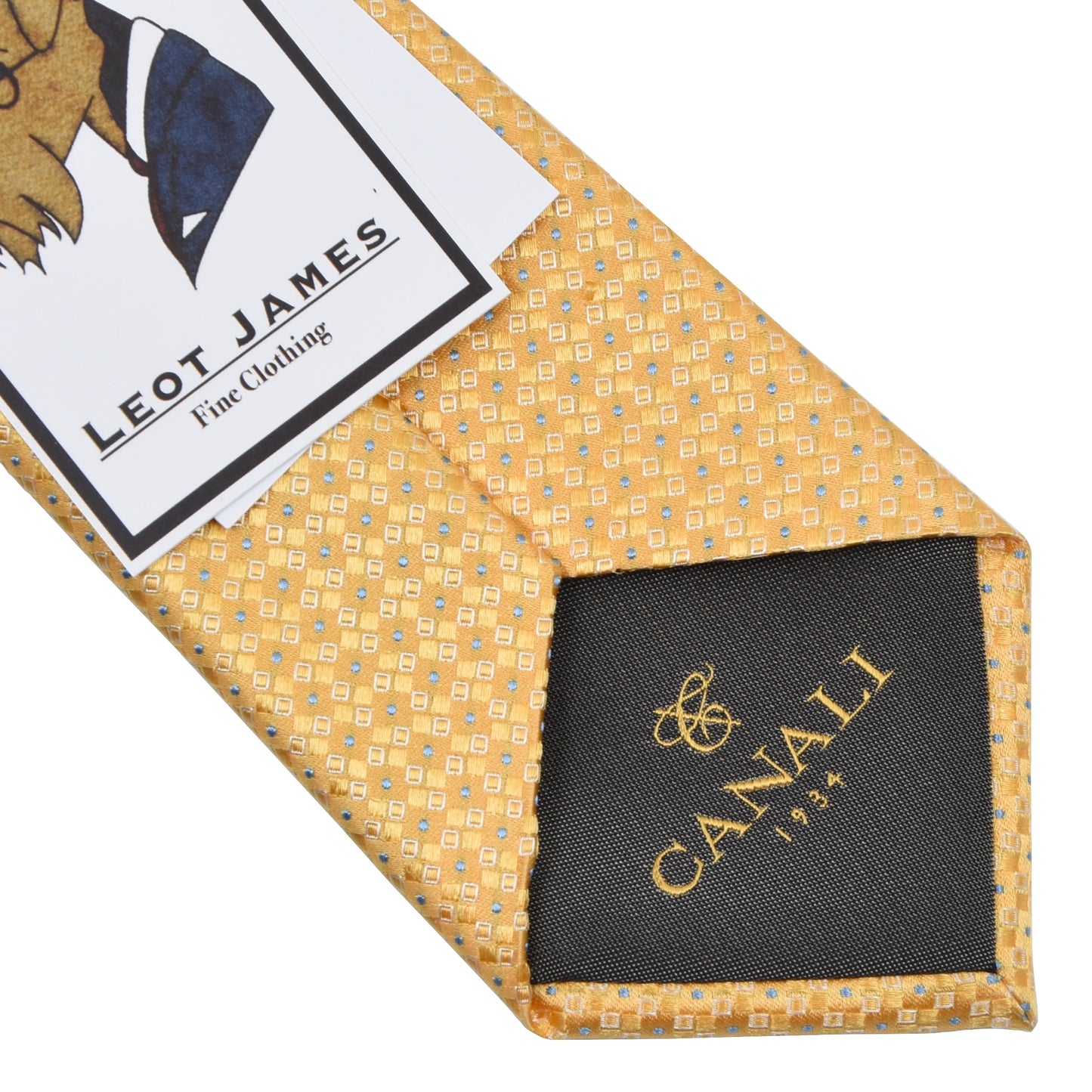 Canali Silk Tie - Gold