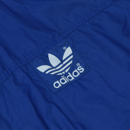 Vintage Adidas Nylon Regenjacke Größe D60 - Blau