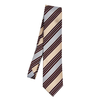 Ermenegildo Zegna Silk/Cotton Tie - Stripes