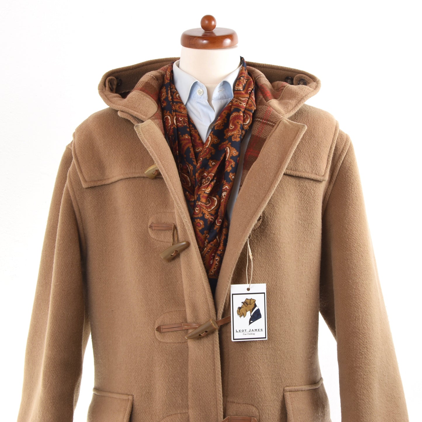 Gloverall Duffle Coat Size 52 - Tan