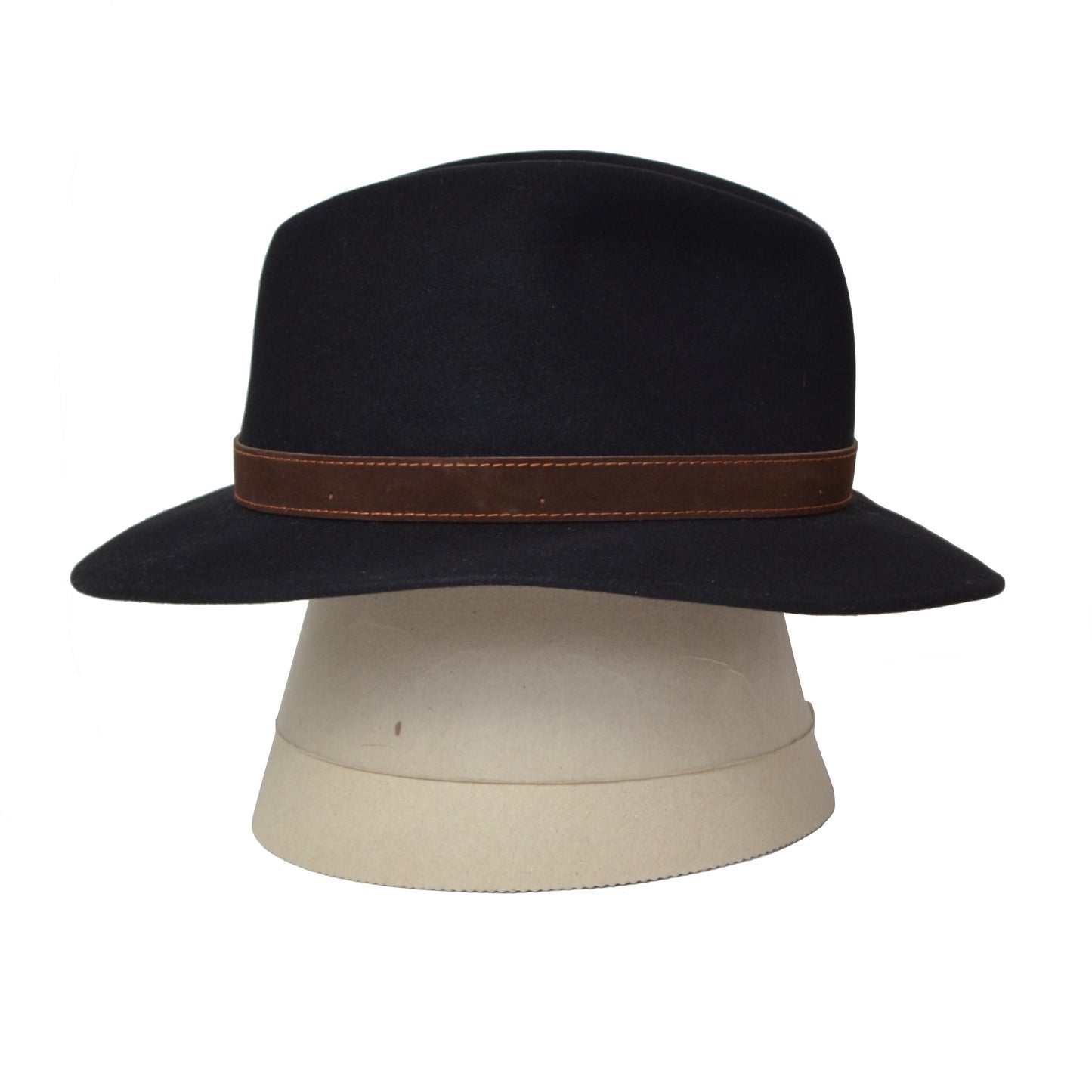 Borsalino Rainproof Line Fur Felt Hat Size 59 - Black