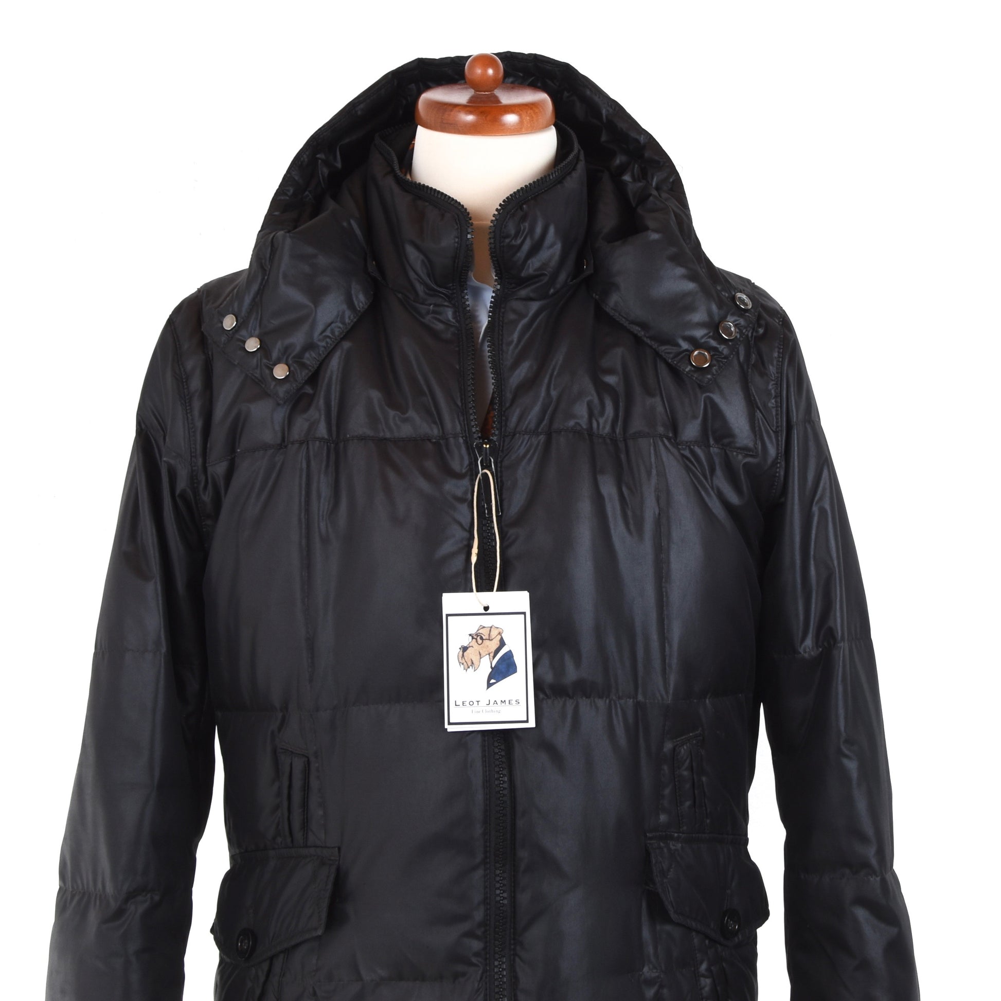 Hugo Boss Orange Down Puffer Coat Size 52- Black – Leot James