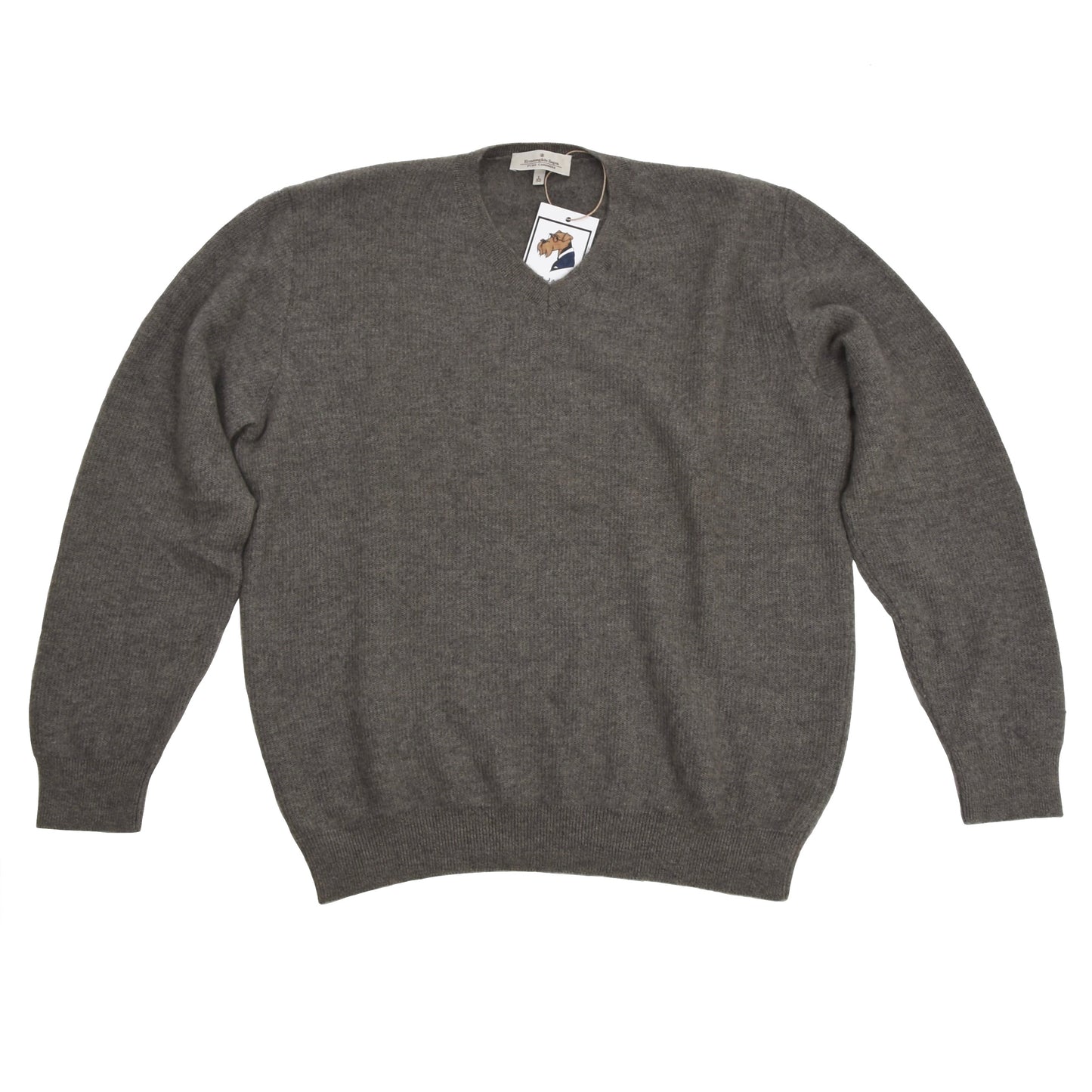 Ermenegildo Zegna 100% Cashmere Sweater Size L 52 - Grey