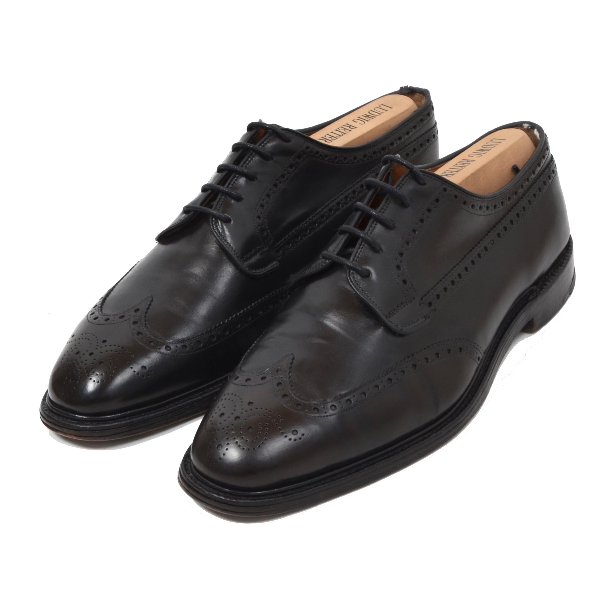 Vintage Church's Shell Cordovan Shoes Size G Black