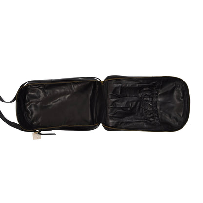 E. Braun & Co. Wien Leather Shoulder Bag - Black