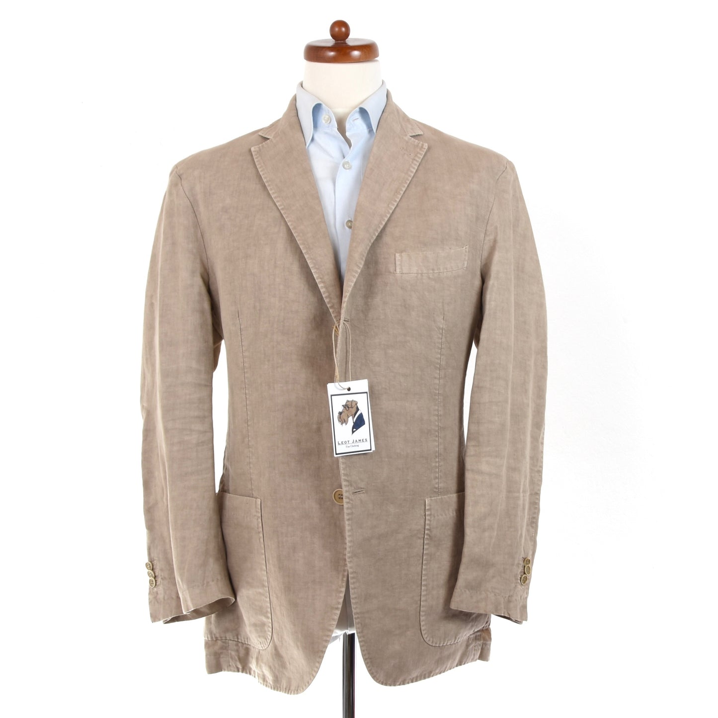 Cantarelli 100 % Leinenjacke Größe 52 - Beige