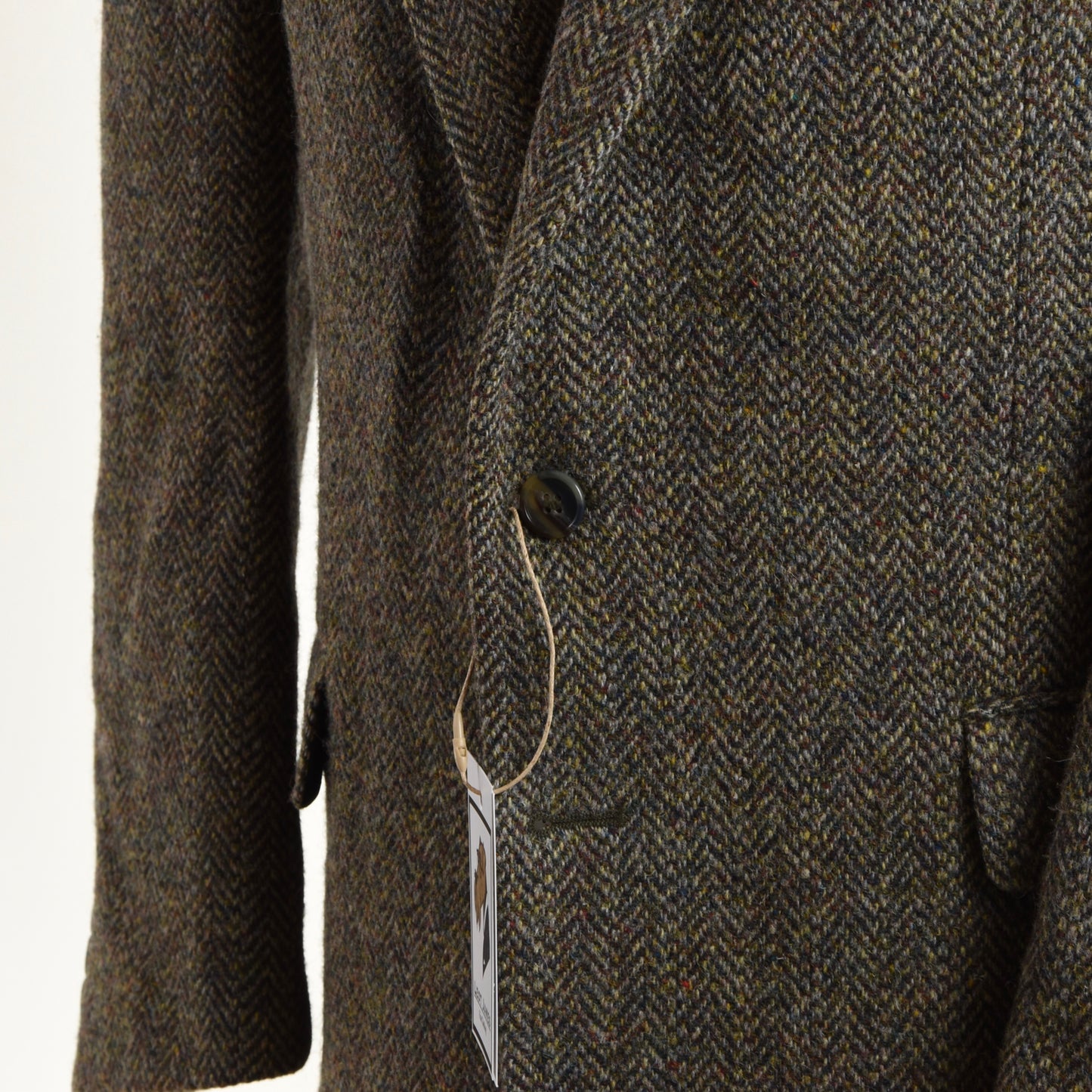 Buttonhole Harris Tweed Jacket Size 42 R