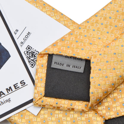 Canali Silk Tie - Gold