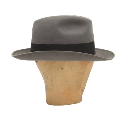 Hermann Mauerer Felt Hat 6.6cm Brim Size 57 - Grey