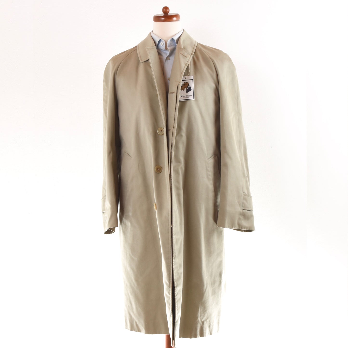 Aquascutum Classic Trench Coat Size 40 - Tan/Beige